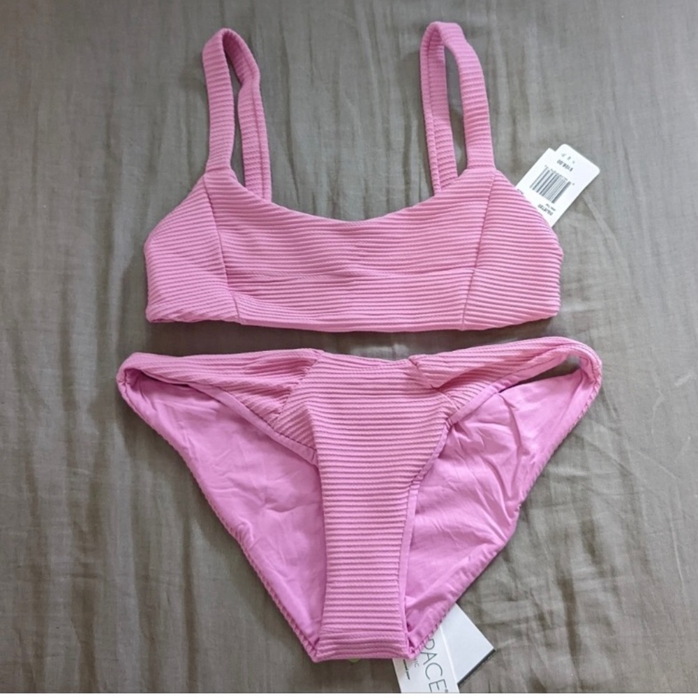 L*Space Jess Sol Bikini Set Rosebud Pink